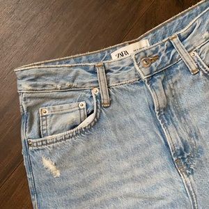 Zara distressed jeans